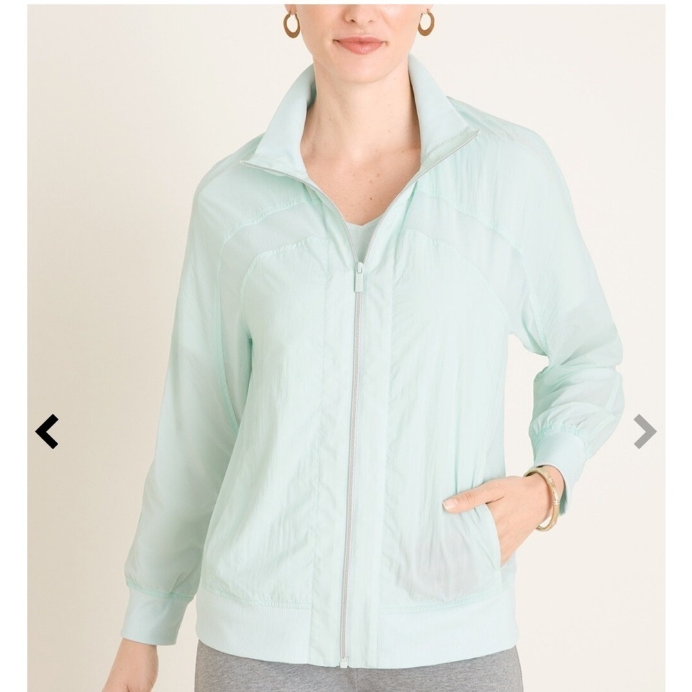 Chico’s Zenergy Mesh Inset Jacket